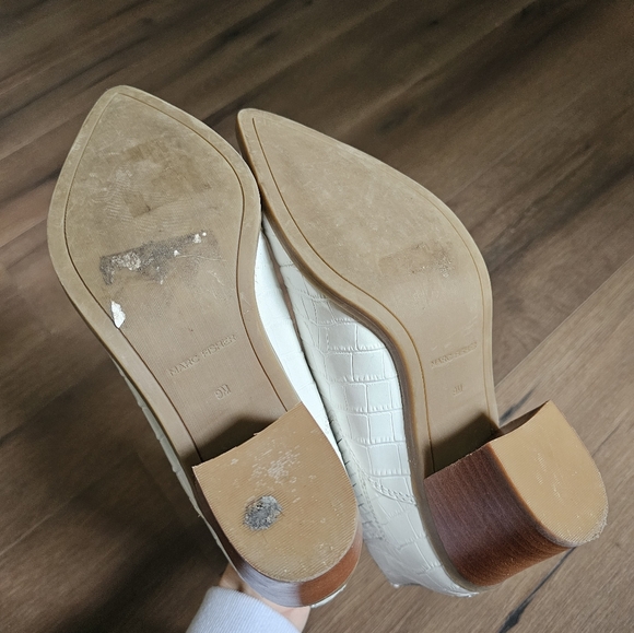 Marc Fisher Croco Emboss Leather Ankle Boot - Picture 11 of 11